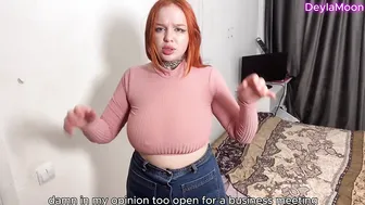 Моя мачеха разозлилась на меня оттого, что я испортил её кофточку, но я не разочарую её своим большим членом